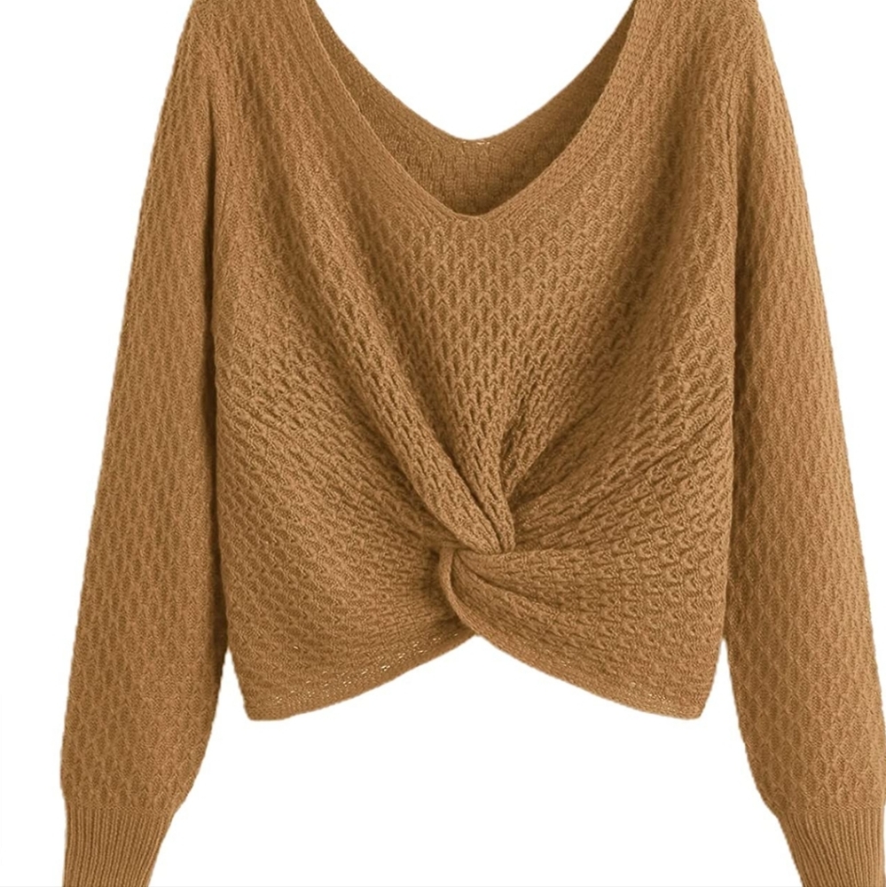 Jillumi Women's NWT Sexy Long Sleeve Casual Sweater Sz M